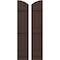 Ekena Millwork Americraft 3-Board (3 Batten) Wood Joined Board-n-Batten Shutters w/Ellipt Top, ARW401BE311X77TBH, PR ARW401BE311X77TBH - alternate 1
